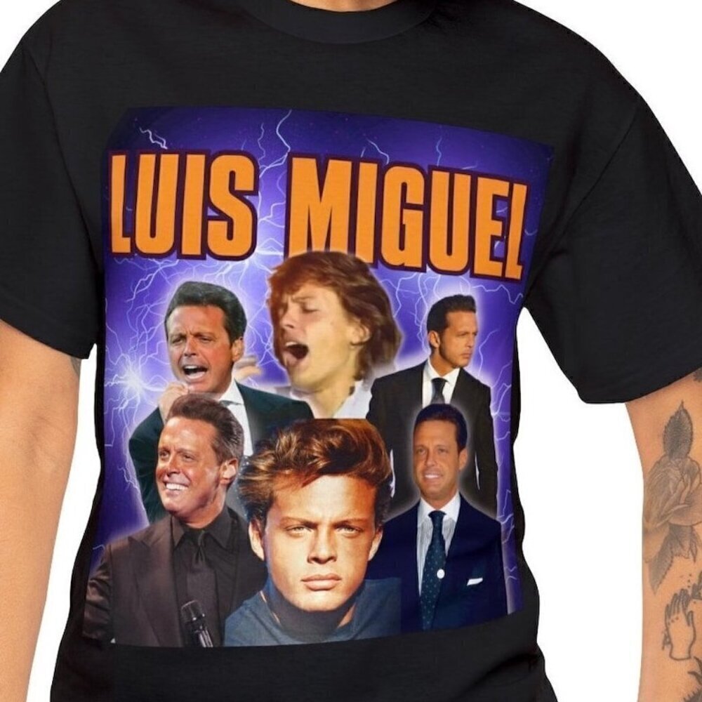 Luis Miguel Music Fan I Love Fans Retro Unisex T-Shirt